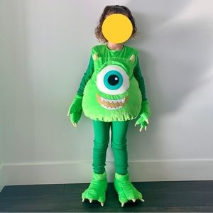 Disney and Pixar Monster Mike Halloween Costume & matched colour Thermal Set